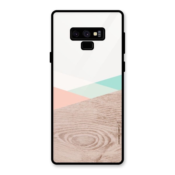 Wooden Fusion Glass Back Case for Galaxy Note 9