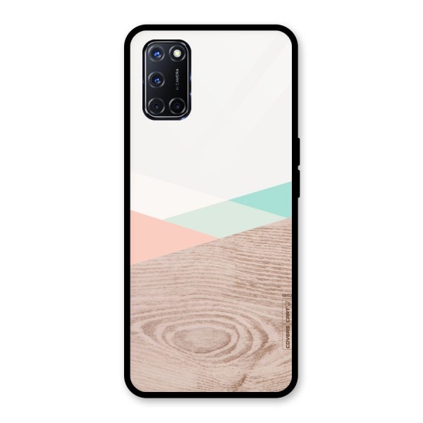 Wooden Fusion Glass Back Case for Oppo A52