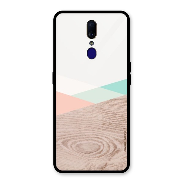 Wooden Fusion Glass Back Case for Oppo F11