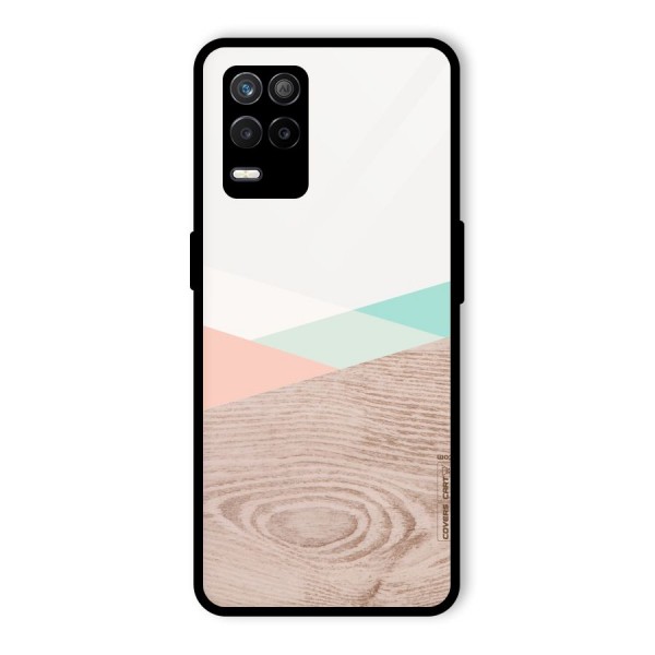 Wooden Fusion Glass Back Case for Realme 9 5G