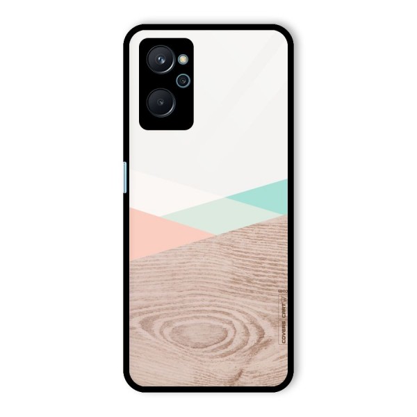 Wooden Fusion Glass Back Case for Realme 9i