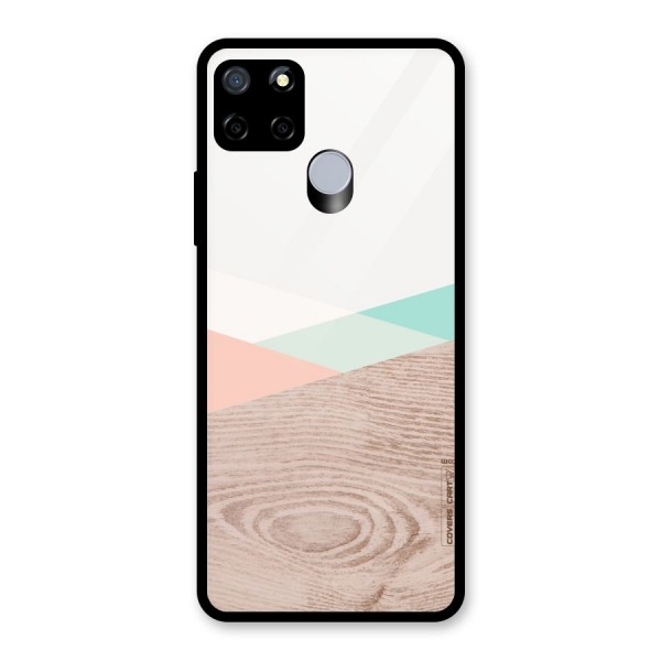 Wooden Fusion Glass Back Case for Realme C12