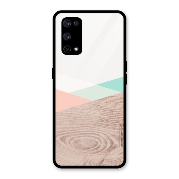 Wooden Fusion Glass Back Case for Realme X7 Pro