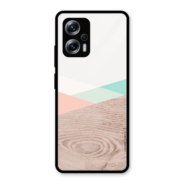 Wooden Fusion Glass Back Case for Redmi K50i