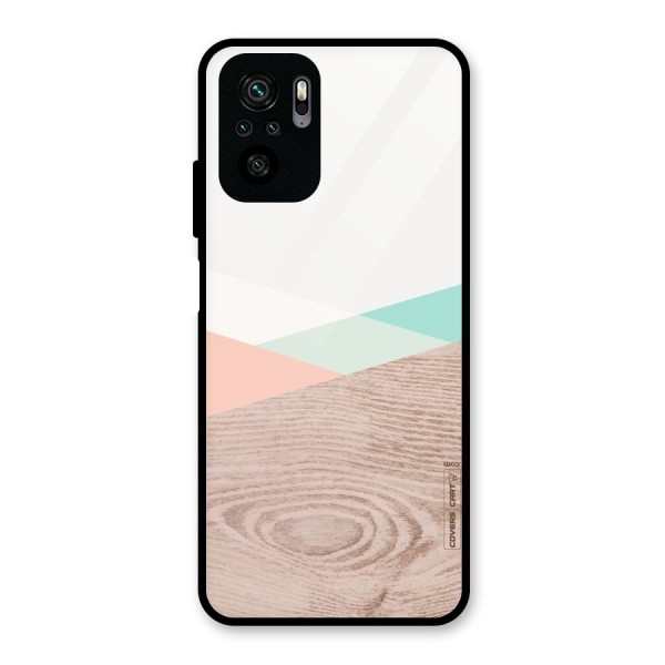 Wooden Fusion Glass Back Case for Redmi Note 10