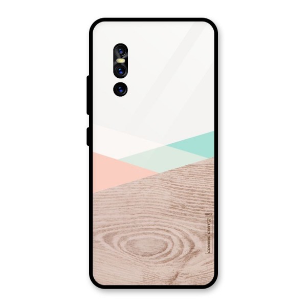 Wooden Fusion Glass Back Case for Vivo V15 Pro