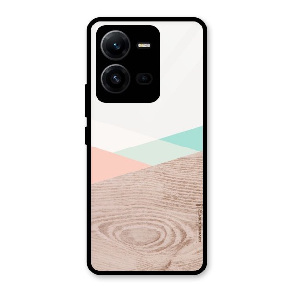 Wooden Fusion Glass Back Case for Vivo V25