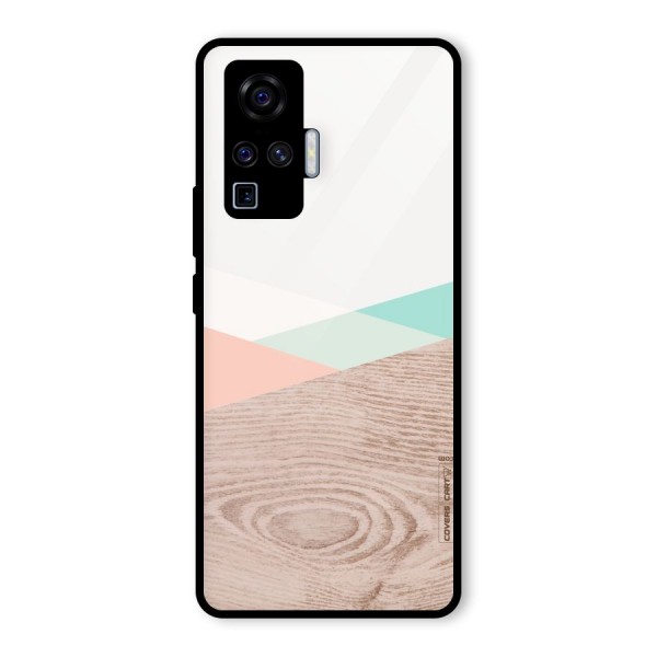 Wooden Fusion Glass Back Case for Vivo X50 Pro