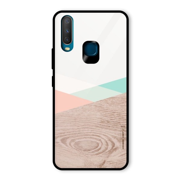 Wooden Fusion Glass Back Case for Vivo Y12