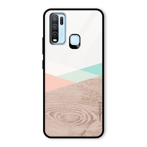 Wooden Fusion Glass Back Case for Vivo Y30