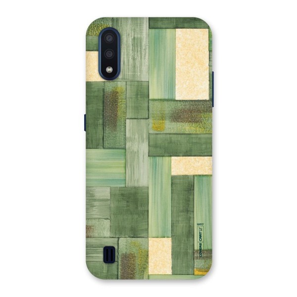 Wooden Green Texture Back Case for Galaxy M01