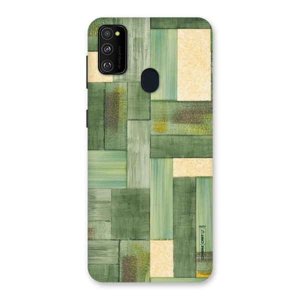 Wooden Green Texture Back Case for Galaxy M21