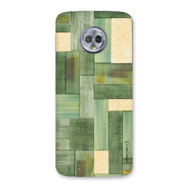 Wooden Green Texture Back Case for Moto G6