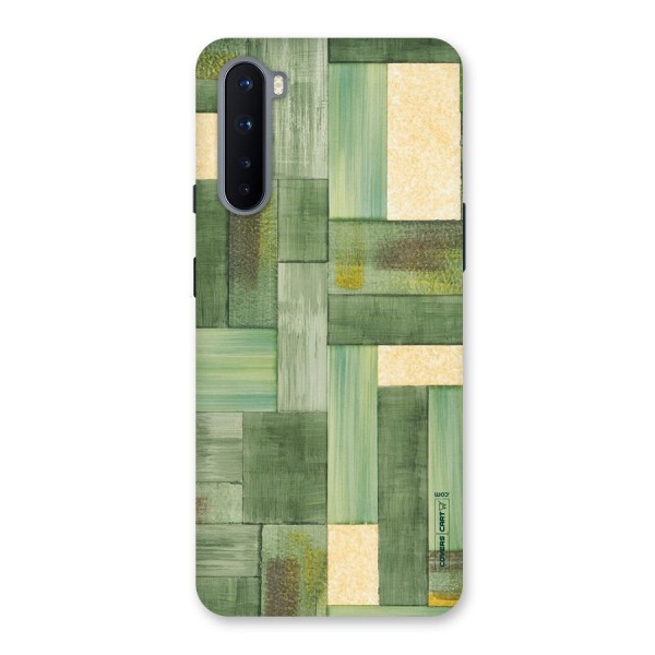 Wooden Green Texture Back Case for OnePlus Nord