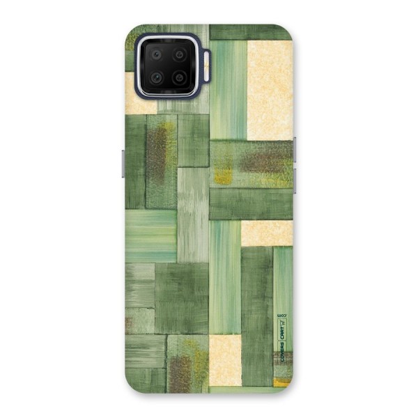 Wooden Green Texture Back Case for Oppo F17