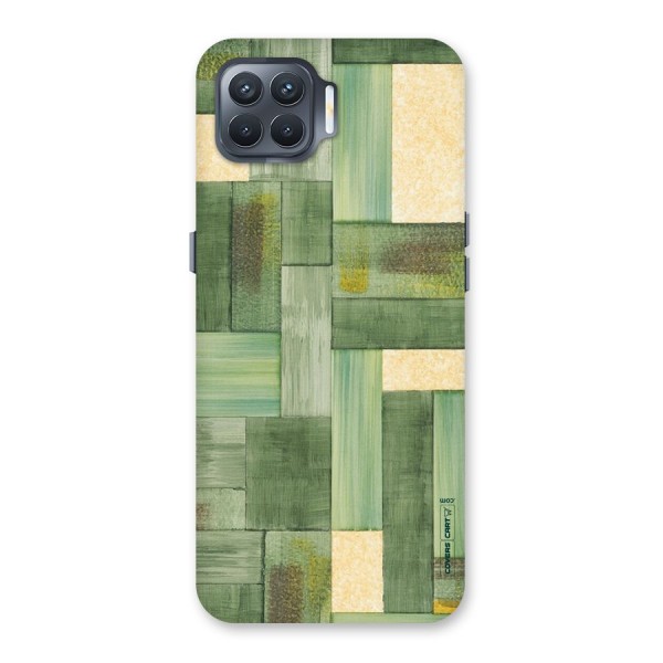 Wooden Green Texture Back Case for Oppo F17 Pro