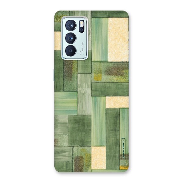 Wooden Green Texture Back Case for Oppo Reno6 Pro 5G