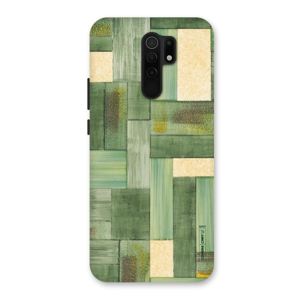 Wooden Green Texture Back Case for Poco M2