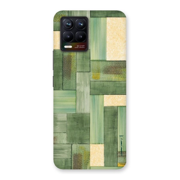 Wooden Green Texture Back Case for Realme 8