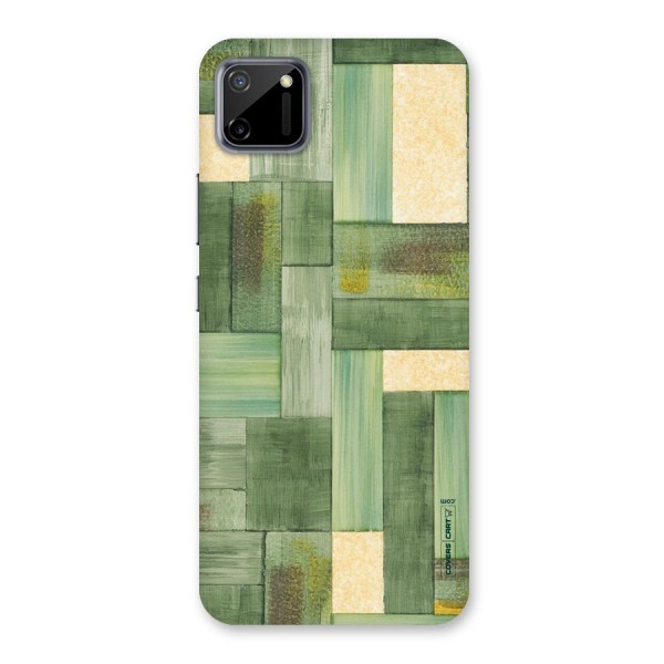 Wooden Green Texture Back Case for Realme C11
