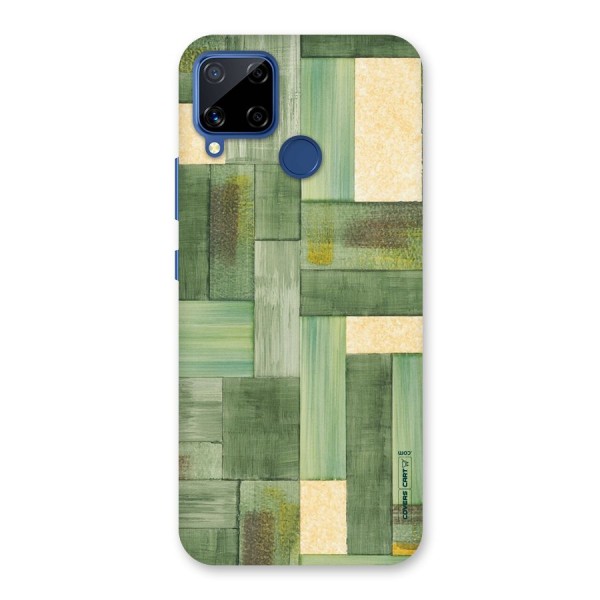 Wooden Green Texture Back Case for Realme C12