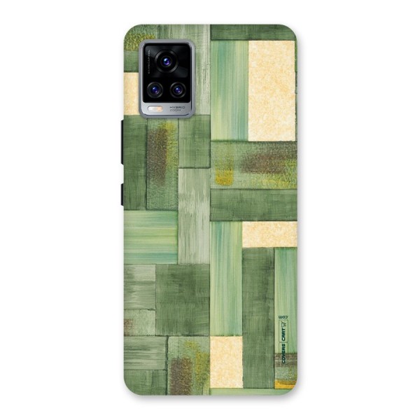 Wooden Green Texture Back Case for Vivo V20 Pro