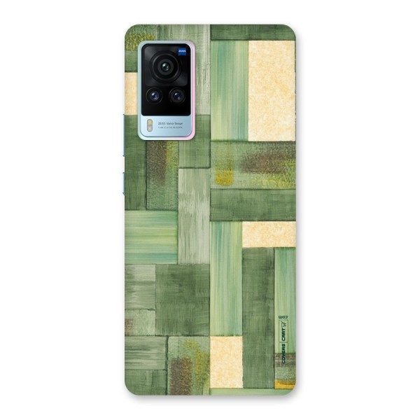 Wooden Green Texture Back Case for Vivo X60 Pro