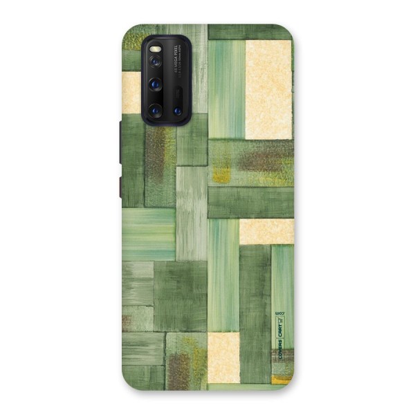 Wooden Green Texture Back Case for Vivo iQOO 3