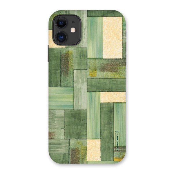 Wooden Green Texture Back Case for iPhone 11