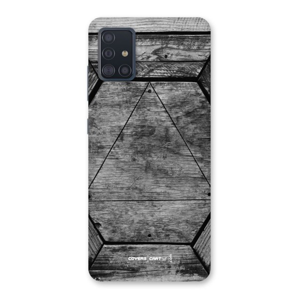 Wooden Hexagon Back Case for Galaxy A51