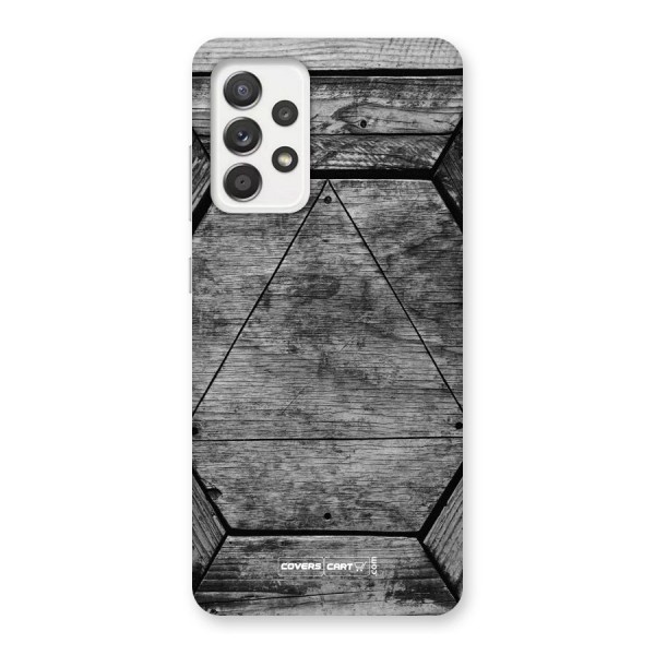 Wooden Hexagon Back Case for Galaxy A52