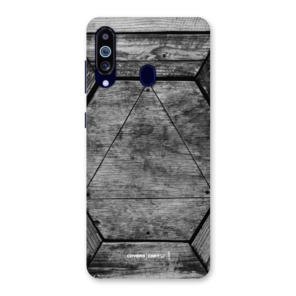 Wooden Hexagon Back Case for Galaxy A60