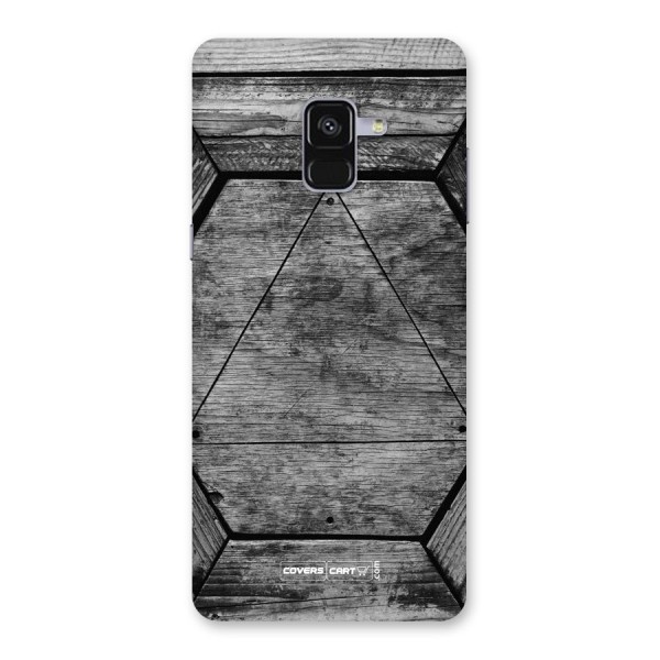 Wooden Hexagon Back Case for Galaxy A8 Plus