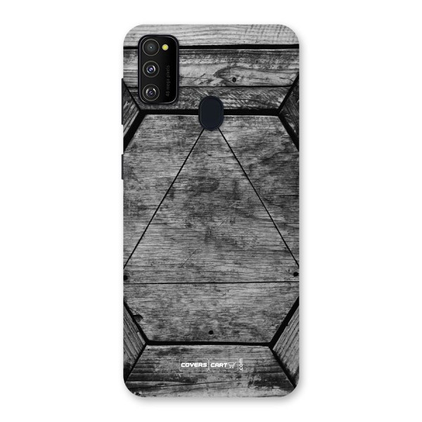 Wooden Hexagon Back Case for Galaxy M21