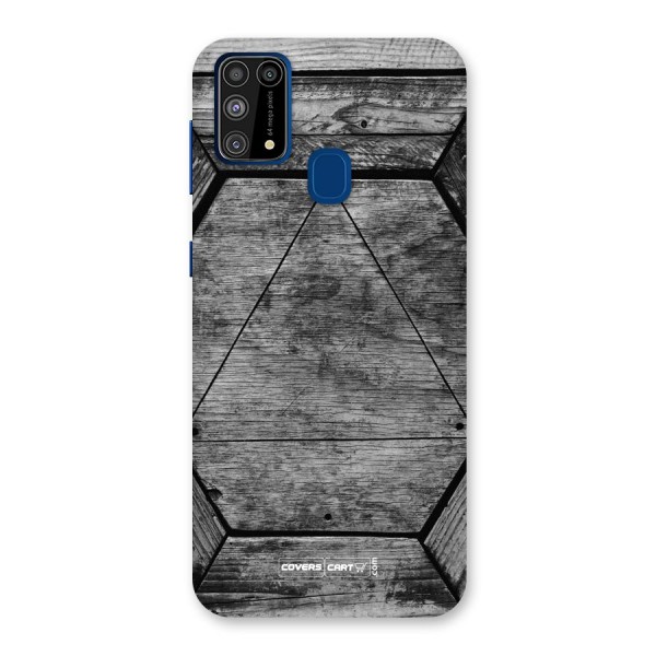 Wooden Hexagon Back Case for Galaxy M31