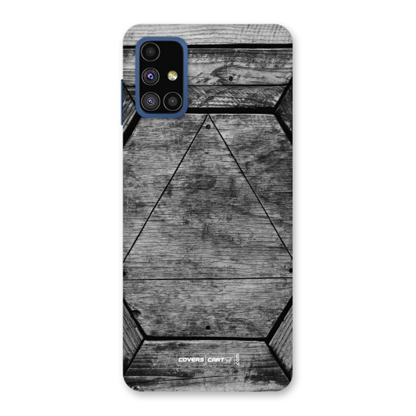 Wooden Hexagon Back Case for Galaxy M51