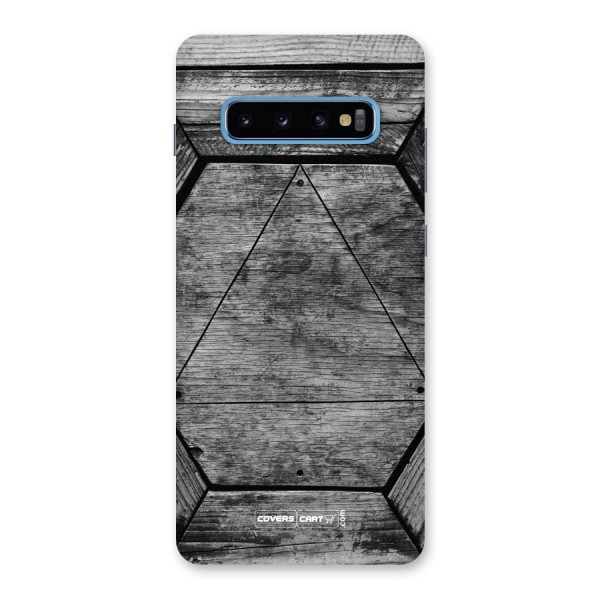 Wooden Hexagon Back Case for Galaxy S10 Plus