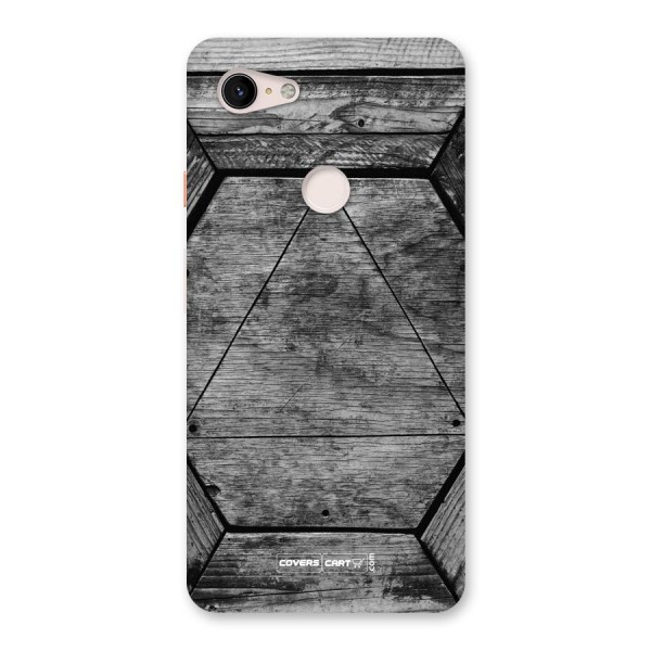 Wooden Hexagon Back Case for Google Pixel 3 XL