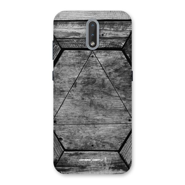 Wooden Hexagon Back Case for Nokia 2.3