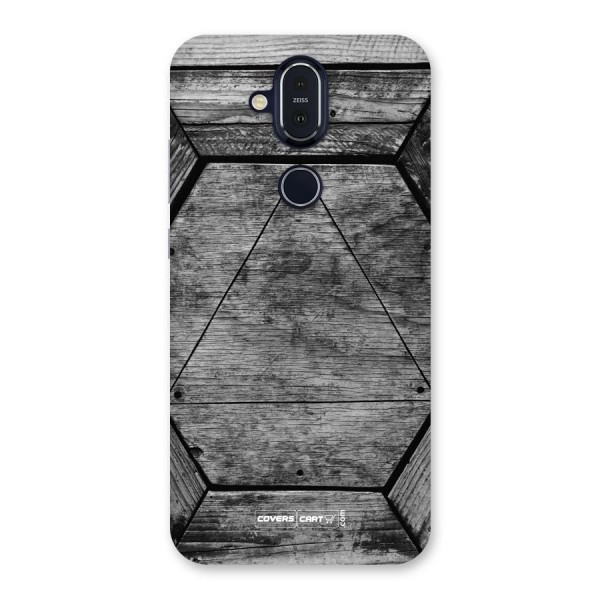 Wooden Hexagon Back Case for Nokia 8.1