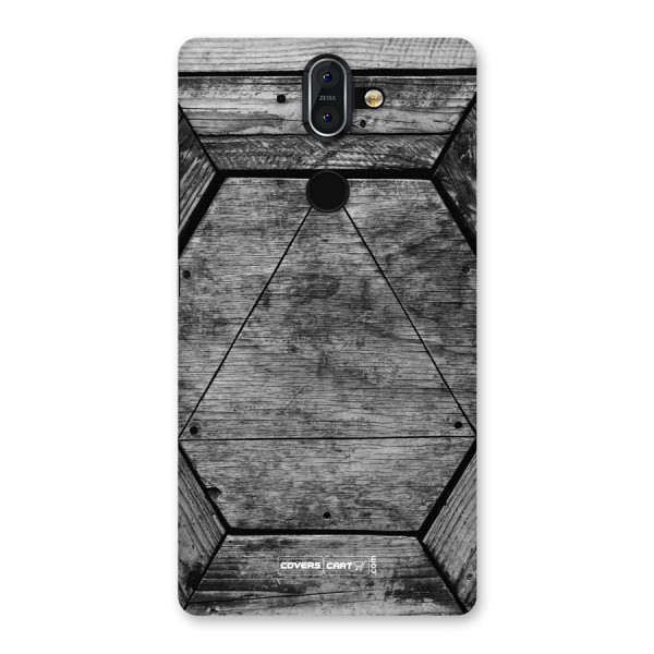 Wooden Hexagon Back Case for Nokia 8 Sirocco