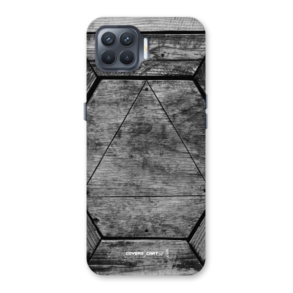 Wooden Hexagon Back Case for Oppo F17 Pro