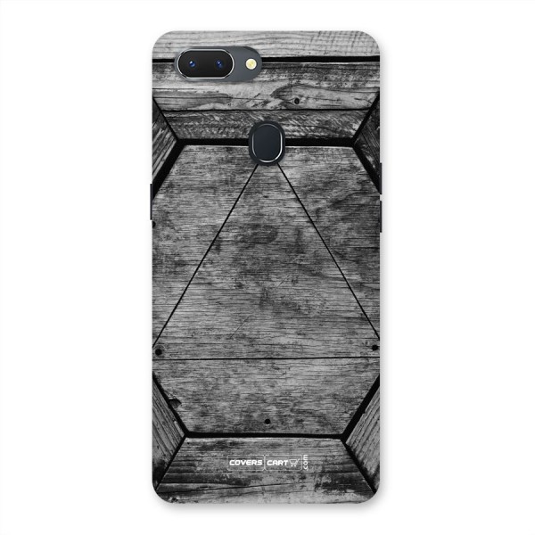 Wooden Hexagon Back Case for Oppo Realme 2