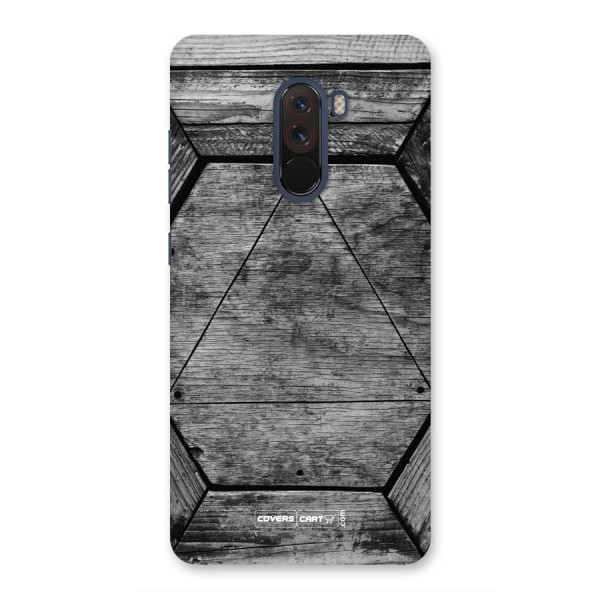 Wooden Hexagon Back Case for Poco F1