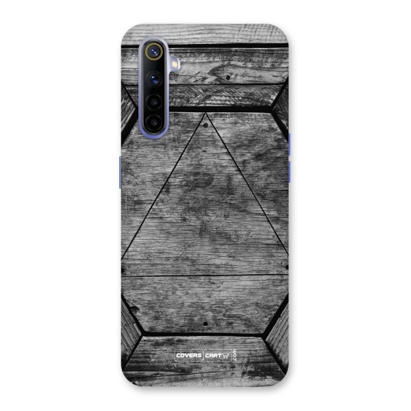 Wooden Hexagon Back Case for Realme 6