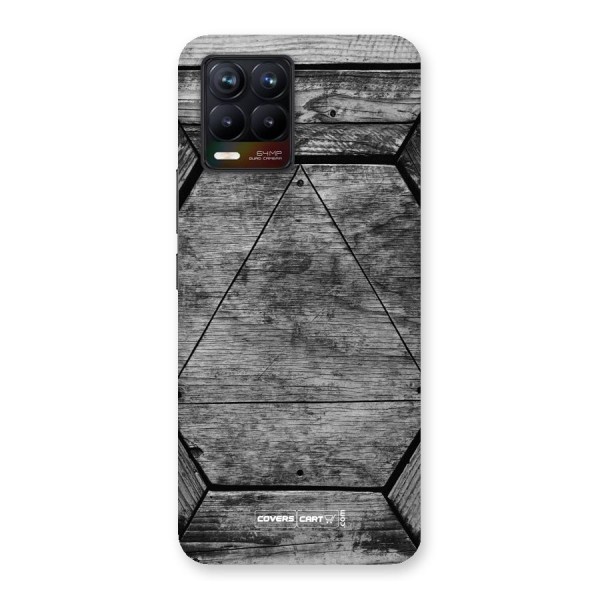 Wooden Hexagon Back Case for Realme 8