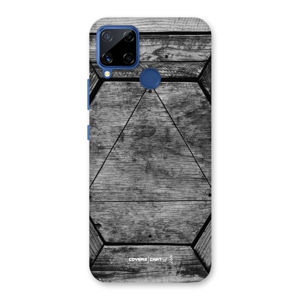 Wooden Hexagon Back Case for Realme C15