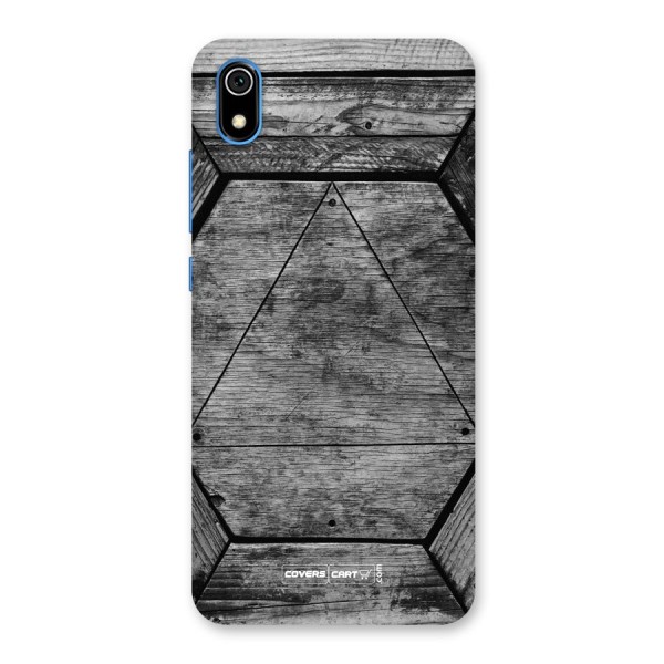 Wooden Hexagon Back Case for Redmi 7A