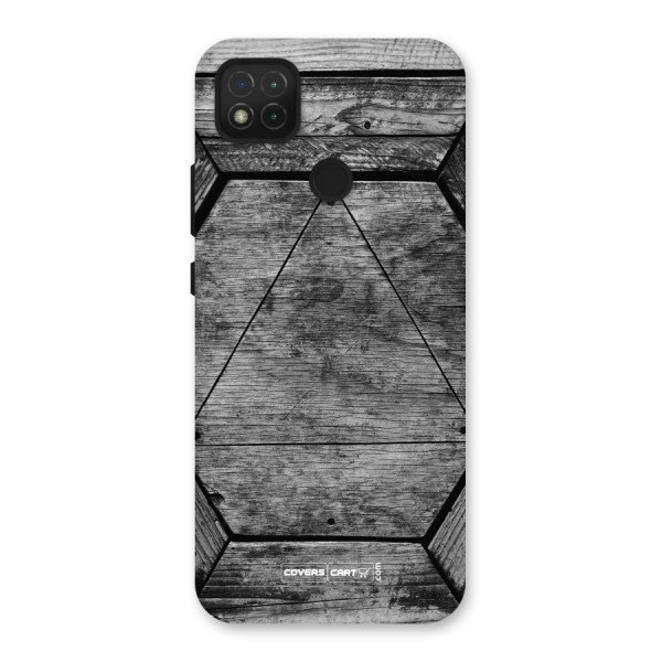 Wooden Hexagon Back Case for Redmi 9C