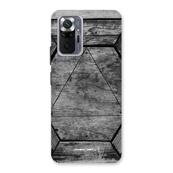 Wooden Hexagon Back Case for Redmi Note 10 Pro